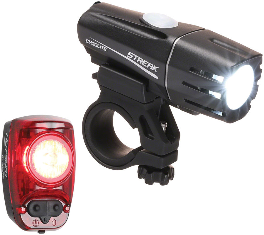 Cygolite Streak 600/Hotshot120 Headlight/Taillight Set | Superhuman Bikes