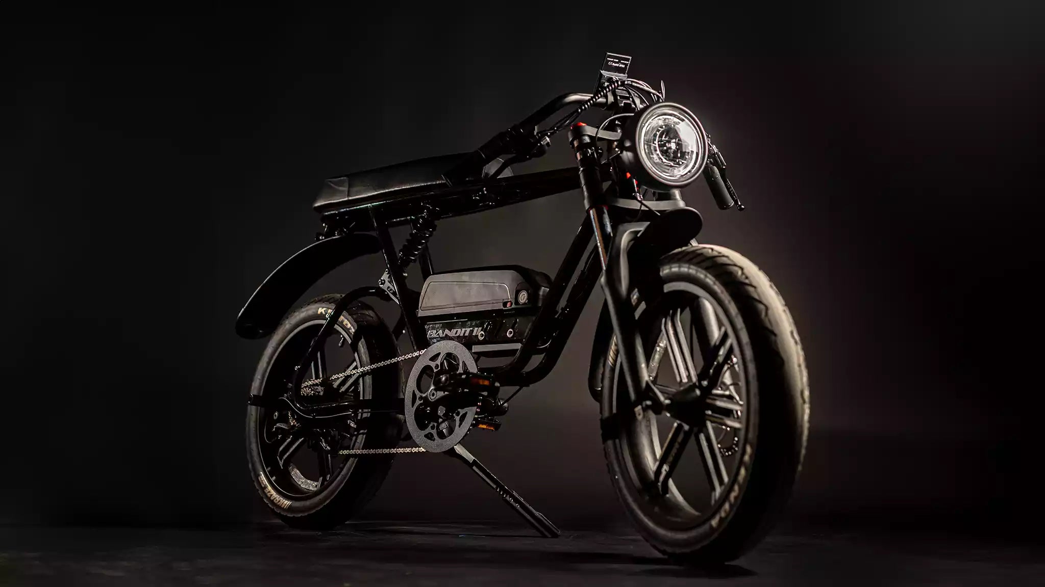 black electric bike