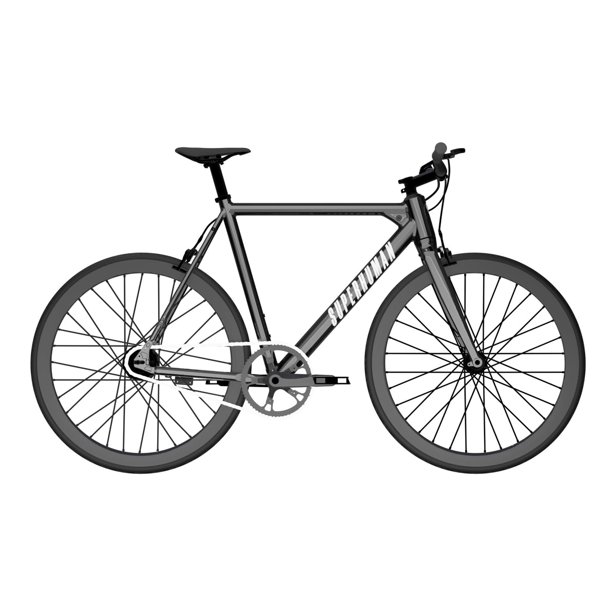 grey superhuman ebike