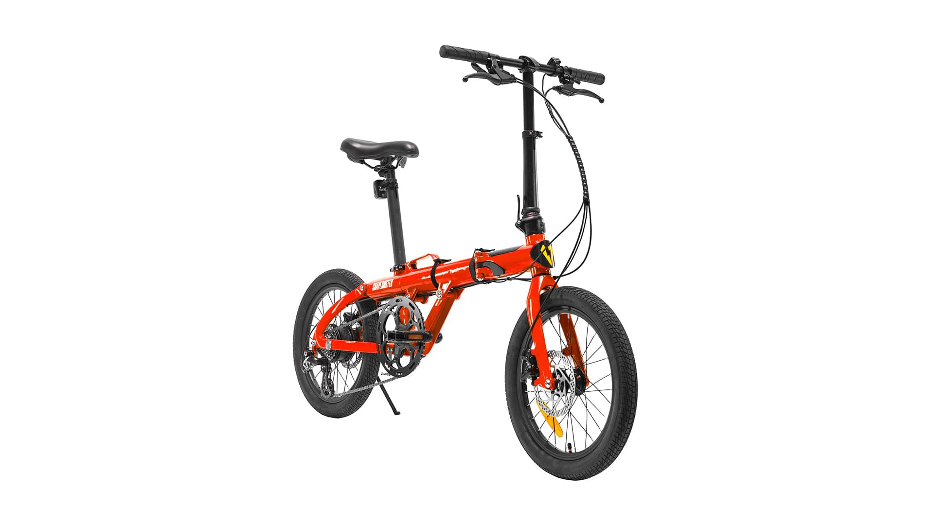 Folding discount bike orange