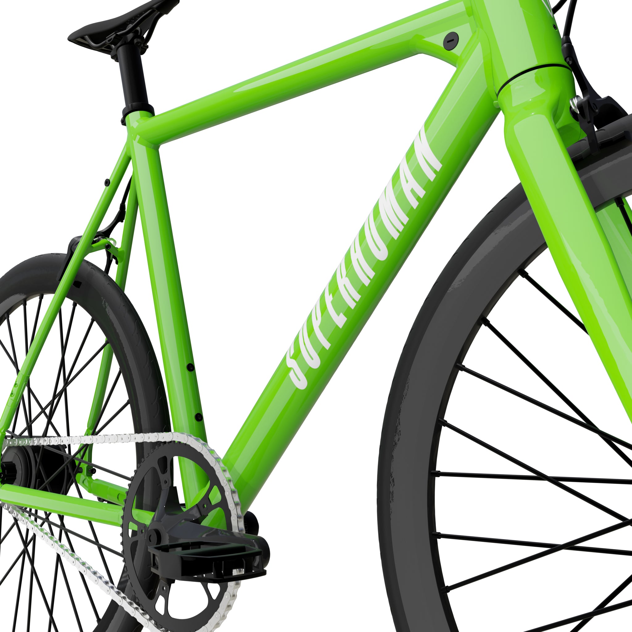 close-up superhuman babymaker ebike