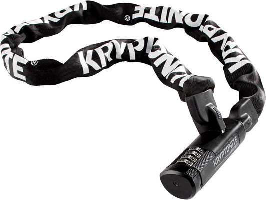 Security - Kryptonite Keeper 712 Chain Lock with Combination or Key: 3.93'