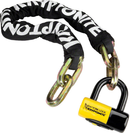 Security - Kryptonite New York Fahgettaboudit Chain 1415 and Disc Lock: 5' (150cm) | Superhuman