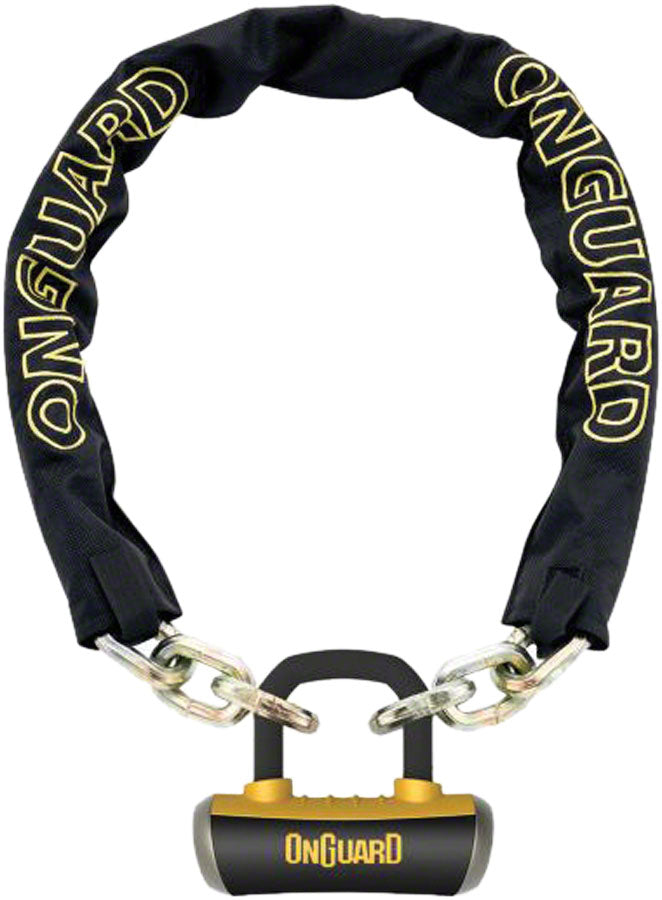 OnGuard Mastiff Chain Lock with Keys: 3.7' x 10mm | SUPERHUMANBIKES.COM