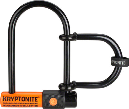 Kryptonite Messenger Mini Plus U-Lock - 3.75 x 6.5", Includes 3.25" Wheel Extender Shackle | Superhuman