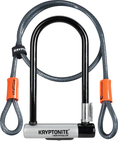 Security - Kryptonite KryptoLok U-Lock - 4 x 9", Includes 4' cable-bracket | Superhuman