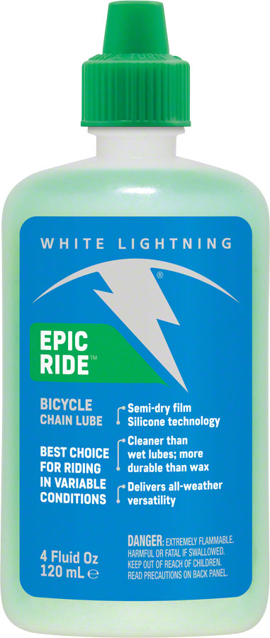 White Lightning Epic Ride Bike Chain Lube - 4 fl oz, Drip