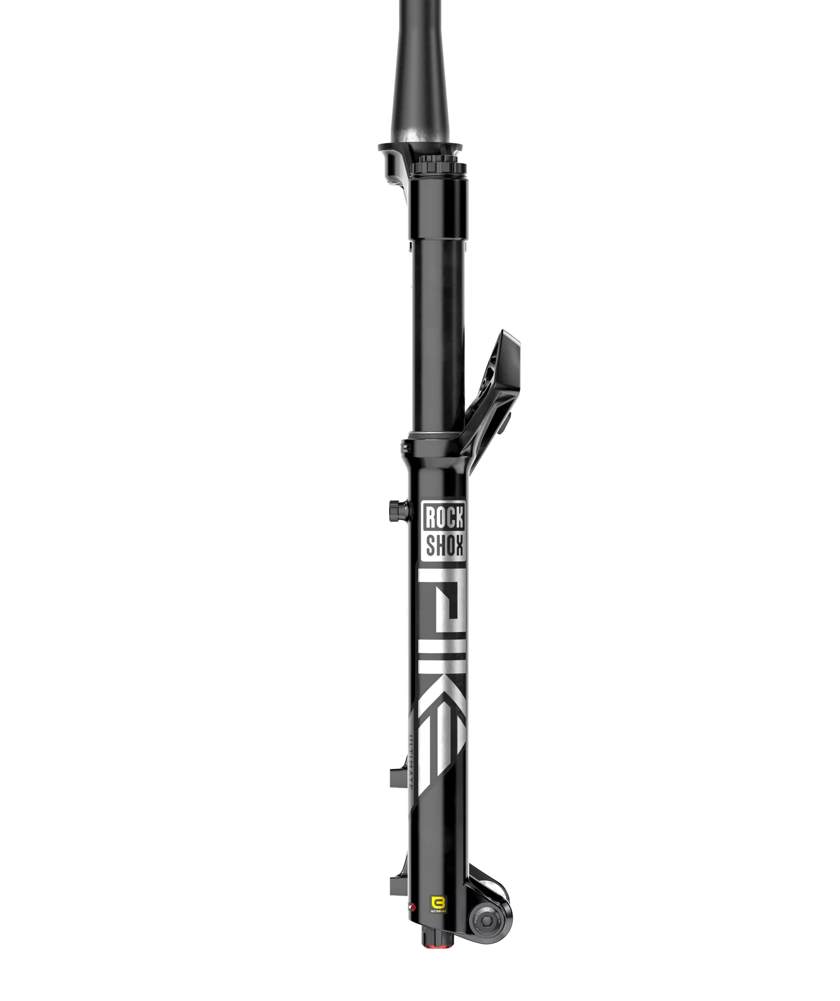 Superhuman | RockShox Pike Ultimate Charger 3 RC2 Suspension Fork - 27.5", 160 mm, 15 x 110 mm, 46 mm Offset, Gloss Black, C1