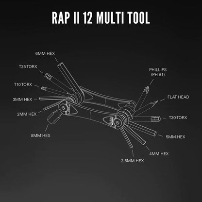 Lezyne RAP II 12 Multi-Tool | Superhuman