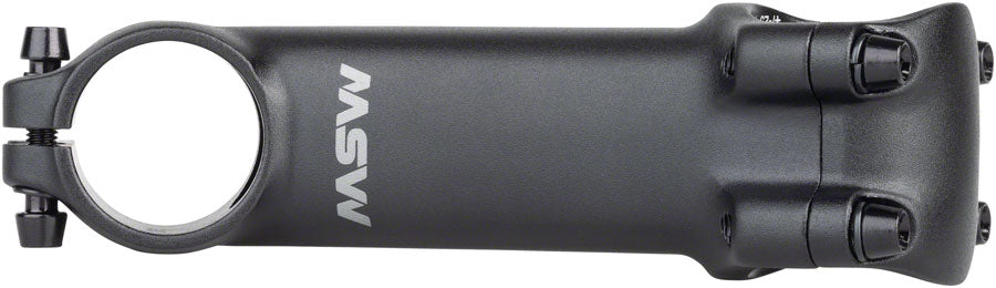 Stem - MSW 25 Stem - 110mm, 31.8 Clamp, +/-25, 1-1/8", Aluminum, Black - Gladiator, F5 Trail, Babymaker II, Blade 2.0 | Superhuman