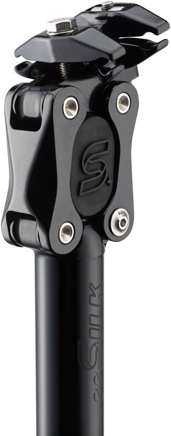 Suspension -Cane Creek eeSilk+ Suspension Seatpost - Alloy, 31.6 x 387mm, 35mm Travel, Black