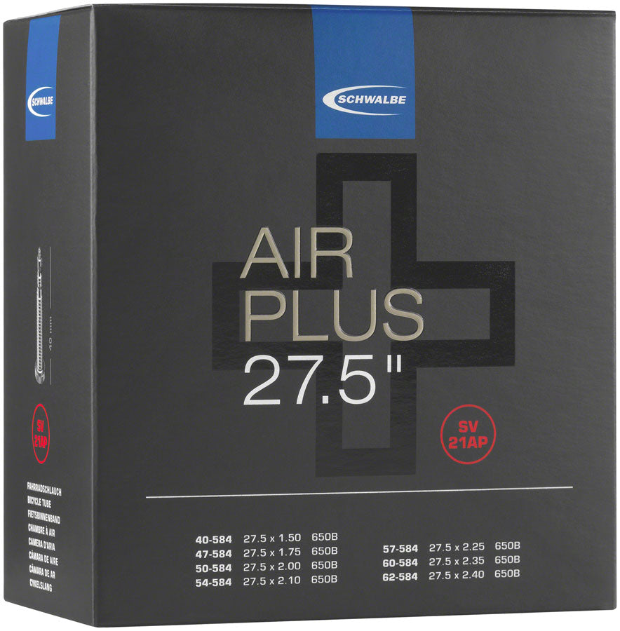 Schwalbe Air Plus Tube - 27.5 x 2.1 - 3 | Superhuman Bikes