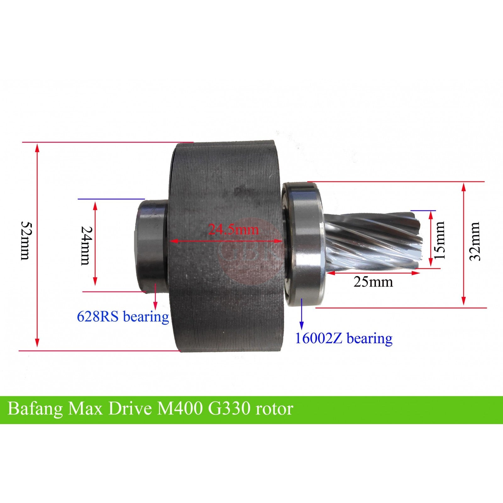 Motor - Bafang Max Motor G330 M400 Motor Core,Rotor 350w