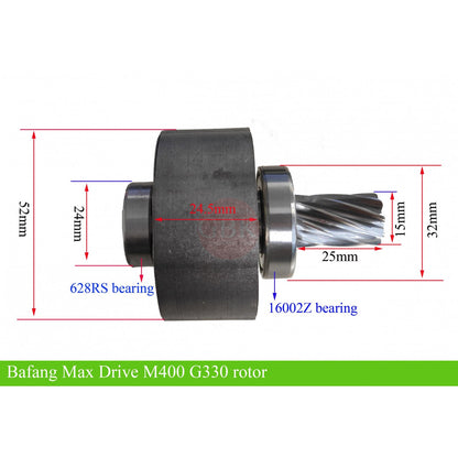 Motor - Bafang Max Motor G330 M400 Motor Core,Rotor 350w