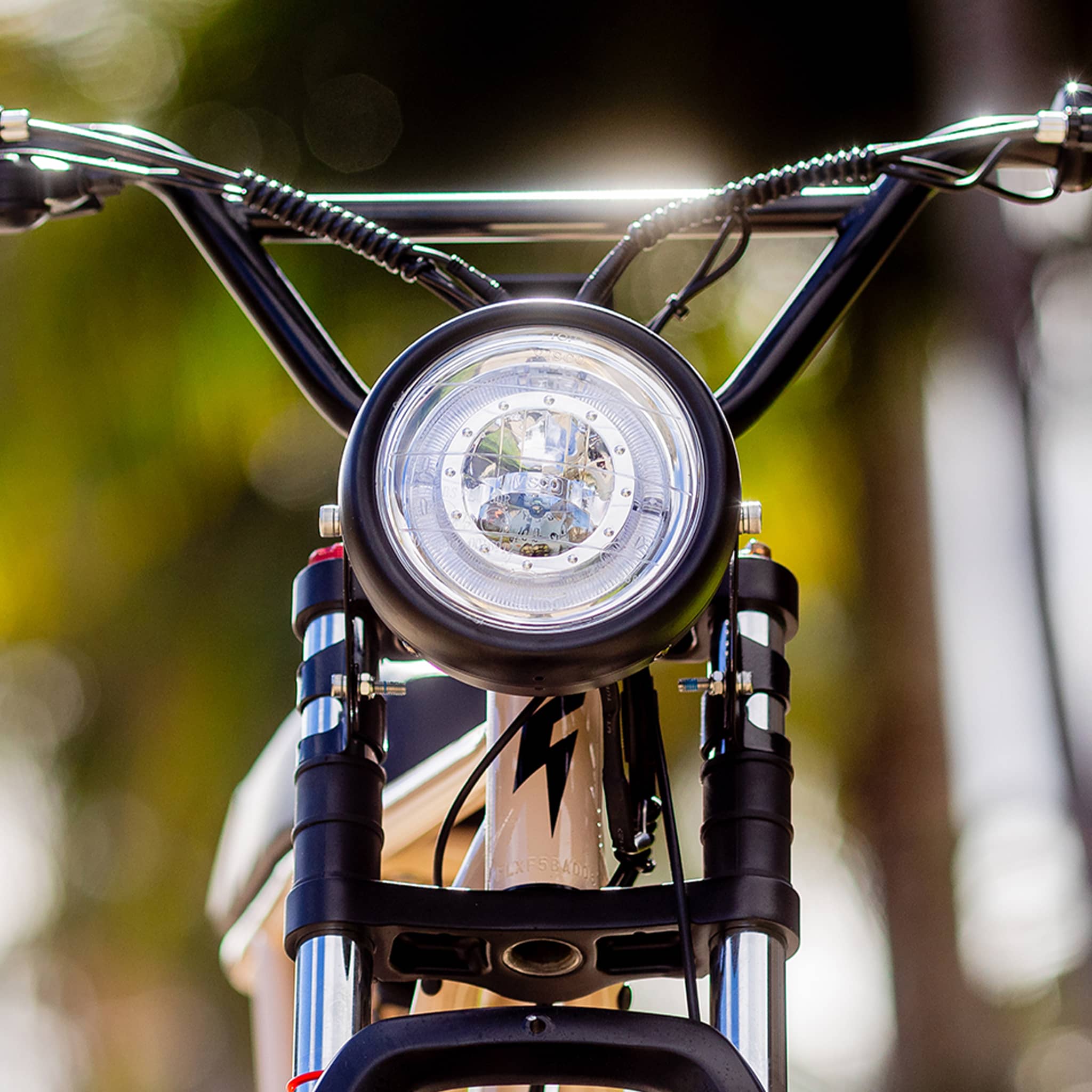 the bombers bright and powerful moto style light