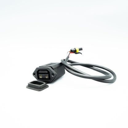 Champ Charging Port on Bike
