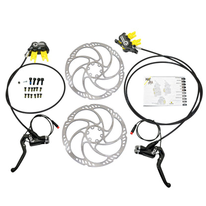 Magura MT5 - BIKE 4-Piston Hydraulic Disc Brake Kit w/ 203mm Rotors (F+R) | Superhuman
