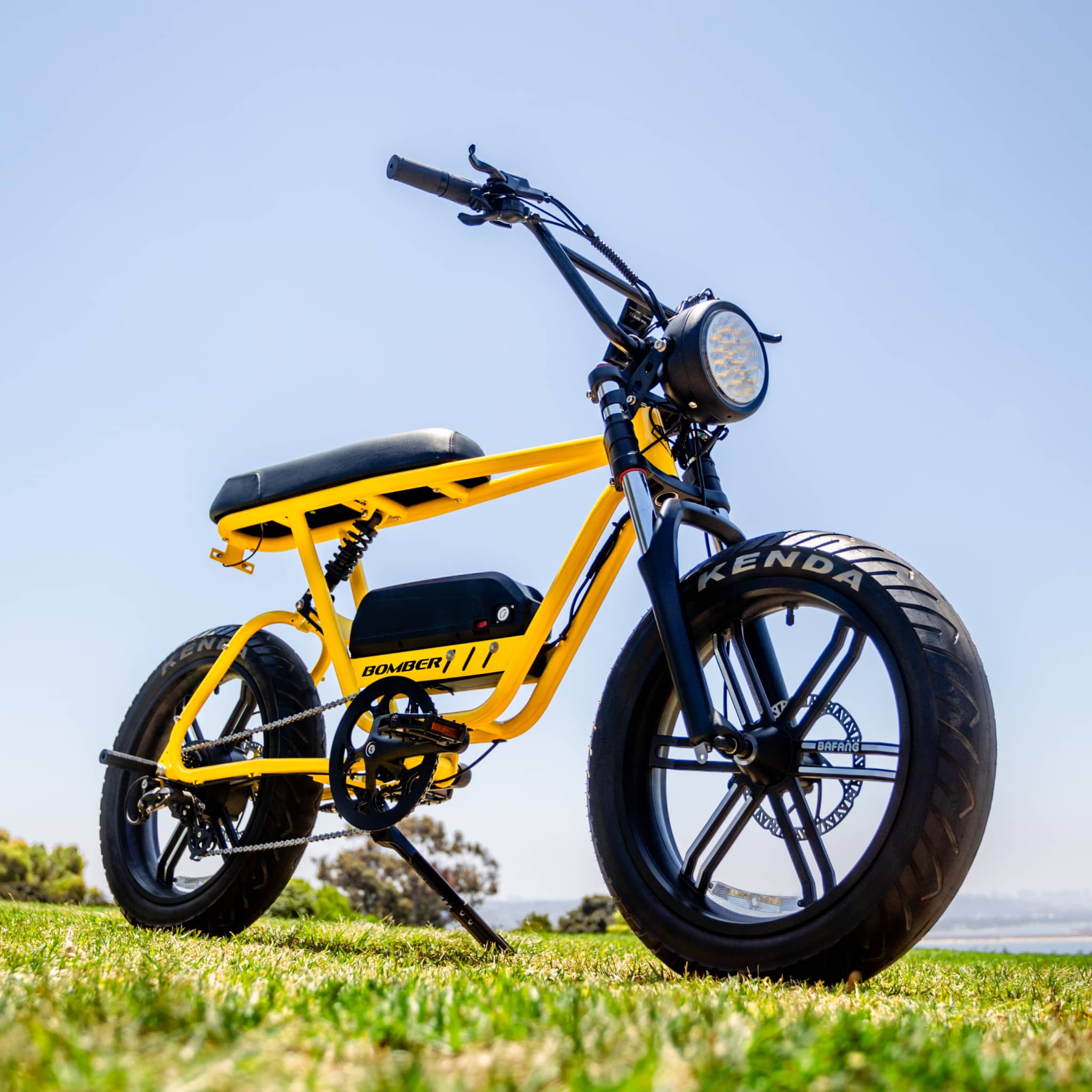 yellow ebike